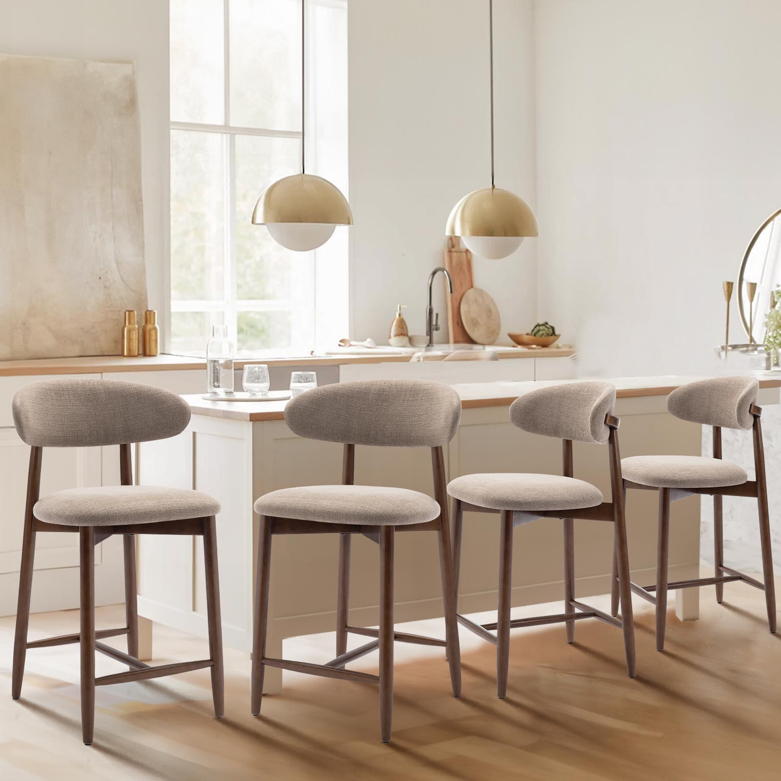 COLAMY ARLA Scandi Minimalist Dining Chair
